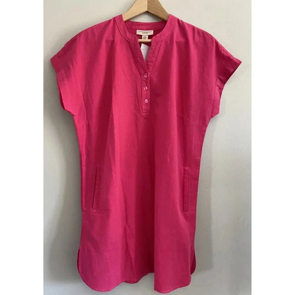 NWOT Appleseeds Captiva A Line Dress Pink Size Small Petite SP New - Picture 1 of 6